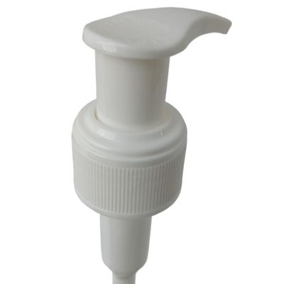 Un buen precio. 24/410 Botella de bomba de loción blanca para esencia cosmética hecha de material PP en línea